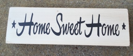 90165WHSH - Home Sweet Home Wood Shadow Box 