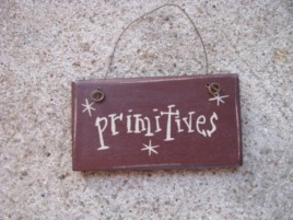 1008P - Primitives mini wood sign