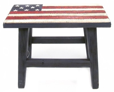 Patriotic Wood Bench 108546-Bench Patriotic Wood Bench 108546-Bench