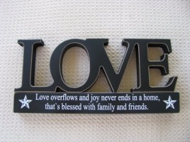 11146A - Love Tabletop Cutout 