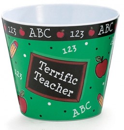 Teacher Gifts 1137303-School Daze Cover Plastic Pot