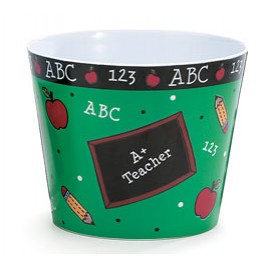 Teacher Gifts 1137304 Plastic Pot Cover School Daze Teacher Gifts 1137304 Plastic Pot Cover School Daze