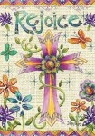 Easter Garden Flag 1146 Rejoice Easter Garden Flag 1146 Rejoice