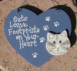 1196 - Cats leave footprints on your heart