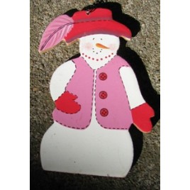 Red Hat Snowman Ornament 1247S Red Hat Snowman Ornament 1247S