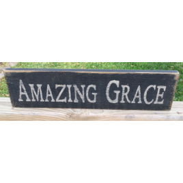 Primitive Vintage Look 12642B Amazing Grace