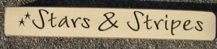 Primitive Engraved Wood Block 12SAS Stars and Stripes Primitive Engraved Wood Block 12SAS Stars and Stripes