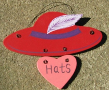  Wooden Red Hat 1327 - Red Hats