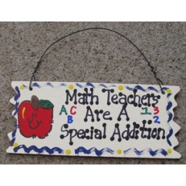 15321 - Math Teachers Are a special Addition wood sign 15321 - Math Teachers Are a special Addition wood sign