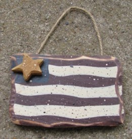1681f - Patriotic Wood Flag 1681f - Patriotic Wood Flag