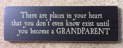 Primitive Wood SignT1696B There are Places in heart Grandparent Primitive Wood SignT1696B There are Places in heart Grandparent