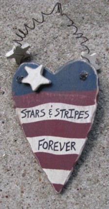 21685 - Stars & Stripes Forever Patriotic Heart 21685 - Stars & Stripes Forever Patriotic Heart