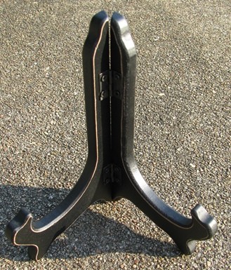 22322BLK Black Wood Plate Holder 22322BLK Black Wood Plate Holder