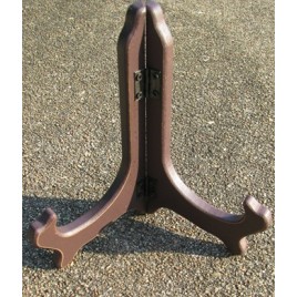 22322BRN  Brown Wood Plate Holder  