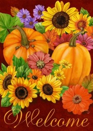 2334FGWF - Welcome Fall Garden Flag 