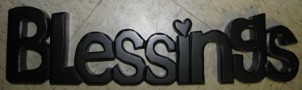 2403B Blessing Black Wood Block 2403B Blessing Black Wood Block