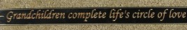 2406BLK Grandchildren Complete Life's Circle of Love