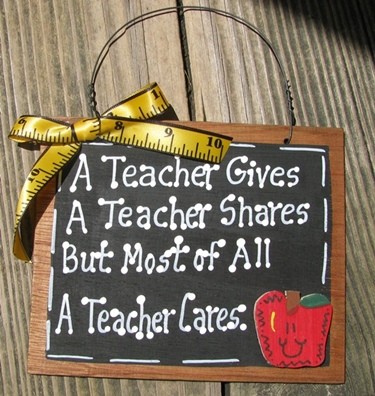 Teacher Gifts 24104 A Teacher Cares Wood Slate Teacher Gifts 24104 A Teacher Cares Wood Slate