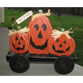 wood pumpkins 2433-5 Pumpkins on Wheels wood pumpkins 2433-5 Pumpkins on Wheels