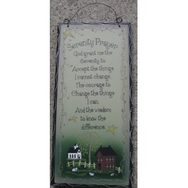 2476SPG Serenity Prayer wood sign 2476SPG Serenity Prayer wood sign