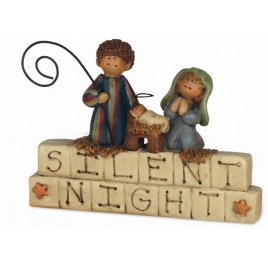 26639SN- Silent Night Resin Block 