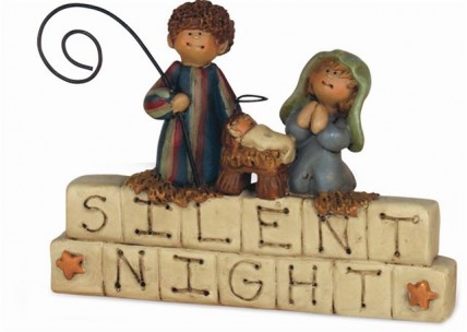26639SN- Silent Night Resin Block 