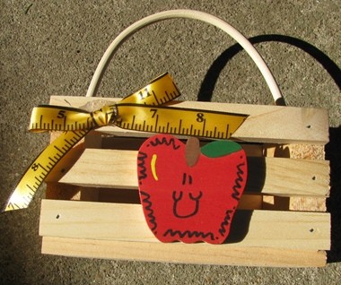 Teacher Gifts 2705 - Teacher Basket with Handle Teacher Gifts 2705 - Teacher Basket with Handle