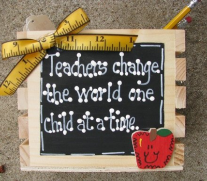 Teacher Gifts 2708 Teachers Change the world one Child at a Time Supply Box Teacher Gifts 2708 Teachers Change the world one Child at a Time Supply Box