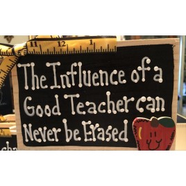Teacher Gifts - The influence of a good Teacher can never be erased supply box 