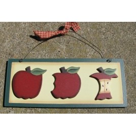 Wood 281 Apple Plaque  