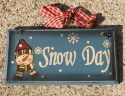 28927SD - Snow Day wood sign 28927SD - Snow Day wood sign