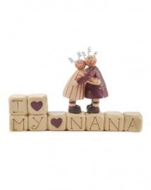29643-I Love My Nana Resin Block