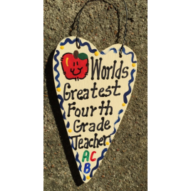   Teacher Gifts 3018  Worlds Greatest  Fourth Grade Teacher