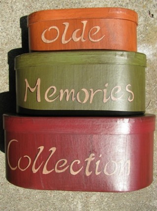 30225E-Old Memories Collections set of the 3 boxes