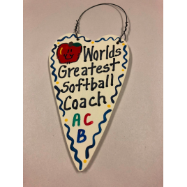 Softball Coach 3053 Teacher Gifts Worlds Greatest  Softball Coach