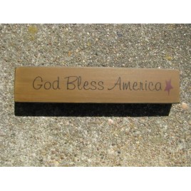 31421GBA - God Bless America wood Block