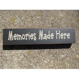31422MMH- Memories Made Here wood block 31422MMH- Memories Made Here wood block