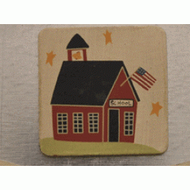 31868SV - Primitive School Village Magnet 31868SV - Primitive School Village Magnet