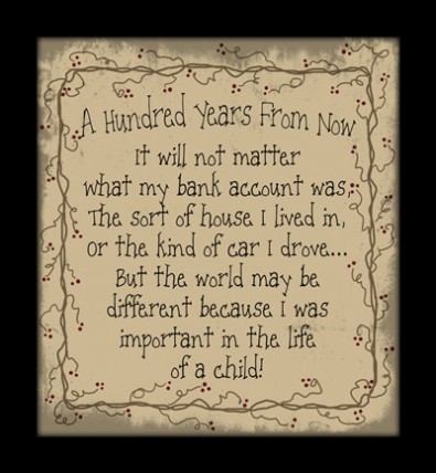 320H - A Hundred Years From Now wood sign