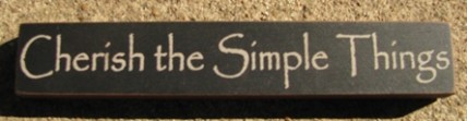 32320CB - Cherish the Simple Things Mini wood block 32320CB - Cherish the Simple Things Mini wood block