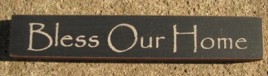 32320BB-Bless Our Home MINI wood block  