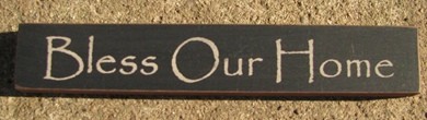 32320BB-Bless Our Home MINI wood block 32320BB-Bless Our Home MINI wood block