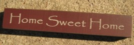 32320HM  Home Sweet Home MINI wood block 