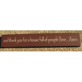 32325TM- and Thank you for a House full of people I love...Amen 32325TM- and Thank you for a House full of people I love...Amen