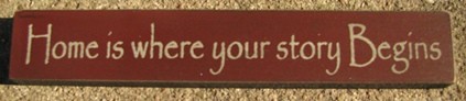 32326HM Home is where your story Begins Wood Block 32326HM Home is where your story Begins Wood Block