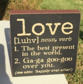 Primitive Love Word Definition Sign 