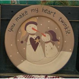 32995T You make my heart twinkle wood plate 32995T You make my heart twinkle wood plate
