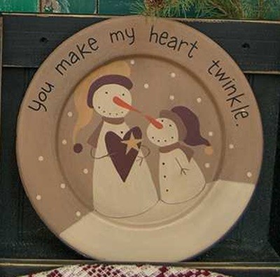 32995T You make my heart twinkle wood plate 32995T You make my heart twinkle wood plate