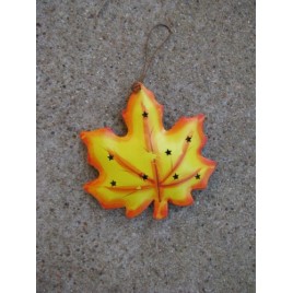 OR-331 Fall Leaf Metal Christmas Ornament OR-331 Fall Leaf Metal Christmas Ornament