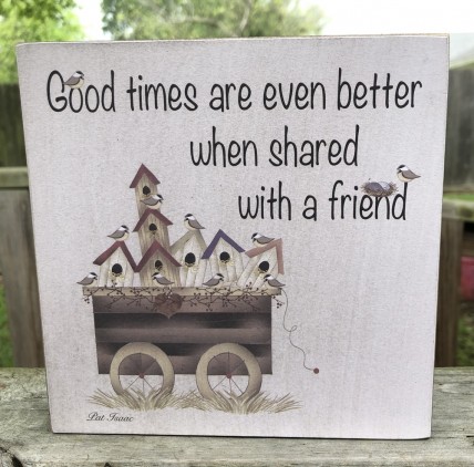 Wood Box  33253G Good Times are even better when shared with a friend